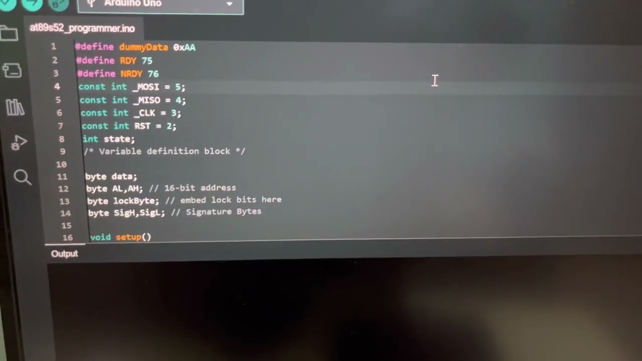 8051 micro controller flashing and writing program