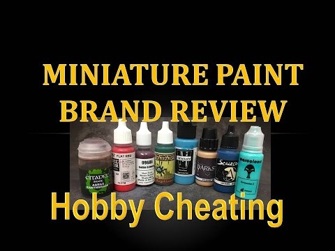 Hobby Cheating 80 - Miniature Paint Brand Guide