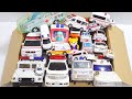 Emergency Vehicles ️Ambulance Miniature Cars Collect Them In A Box And Run Up Hills Includes Siren