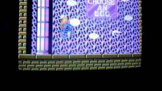 "Adventure Island II" Famicom (secret warp)