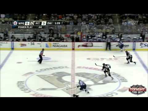 Jets @ Penguins Highlights 3/28/13