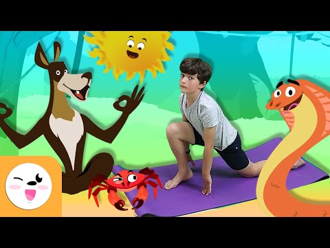 YOGA PARA NIÑOS - El saludo al sol y las posturas de los animales - Recopilación