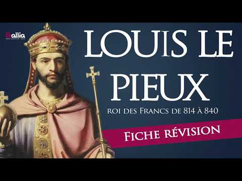 👑 LOUIS LE PIEUX FILS DE L'EMPEREUR CHARLEMAGNE     (et voir descriptif)