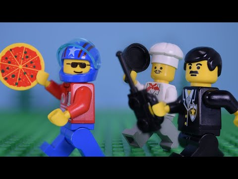 The Pizza Thief | Classic Lego Stop Motion
