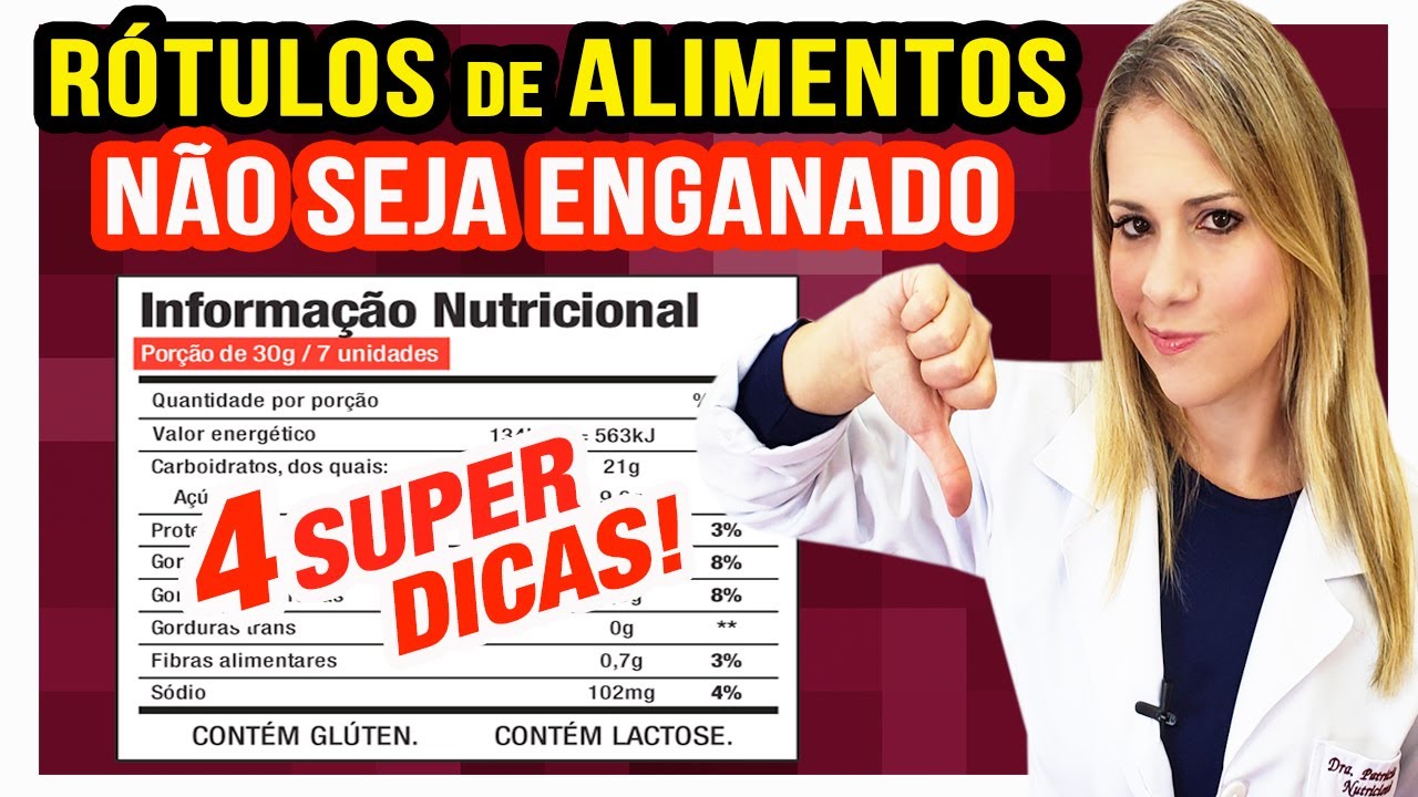 NÃO SEJA ENGANADO no Mercado! 4 coisas importantes nos rótulos dos alimentos