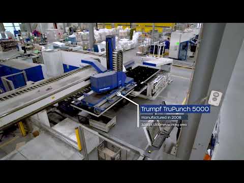 Trumpf TruPunch 5000 with Sheetmaster and Quicksharp unit and tooling