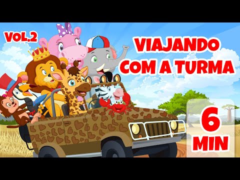 Viajando com a Turma Vol.2 - Giramille 6 min | Desenho Animado Musical