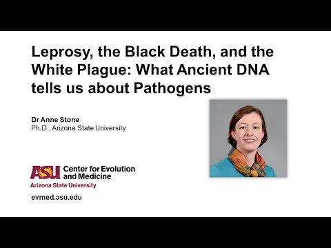Dr Anne Stone-Leprosy, the Black Death, & the White Plague-What Ancient DNA tells us about Pathogens
