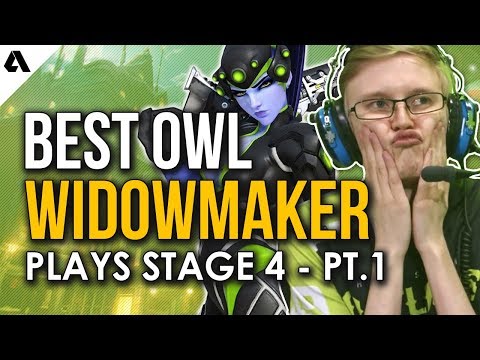 Best Overwatch League Widowmaker Plays | OWL Stage 4 Pt.1 - ft. Linkzr, Sayaplayer, Carpe & more!
