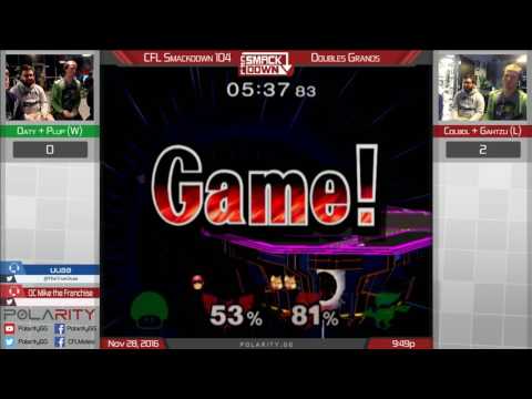 CFL Smackdown 104 Melee - Oaty + Plup vs Colbol + Gahtzu - Doubles Grand Finals