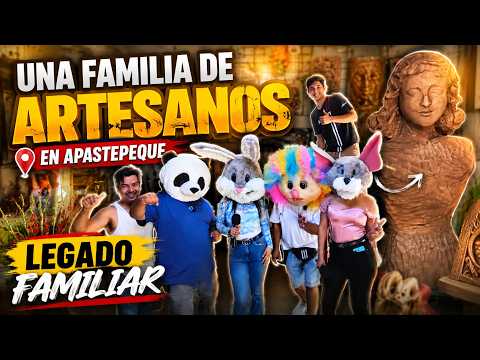  No podrás creer el talento de esta familia de artesanos en Apastepeque