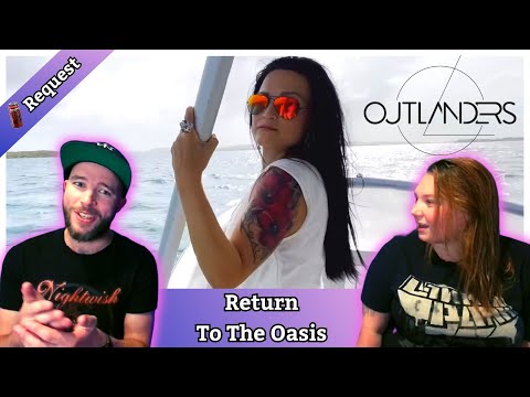 THAT OCEAN! Couple React to OUTLANDERS 'A Peaceful Place (Return To The Oasis)' #reaction #tarja