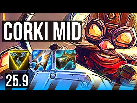 CORKI vs YONE (MID) | 10/2/6 | KR Diamond | 25.9
