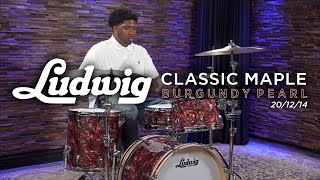 Video thumbnail for Ludwig Classic Maple Limited Edition Drum Set 20/12/14 - Burgundy Pearl (L84023AXBY) by Memphis Drum Shop