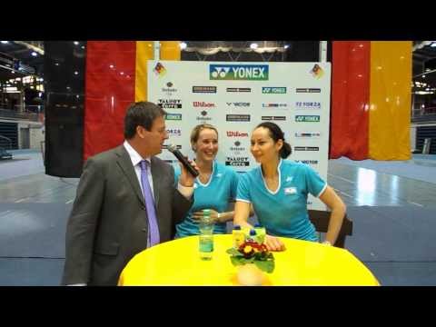 Siegerinterview  Damendoppel!