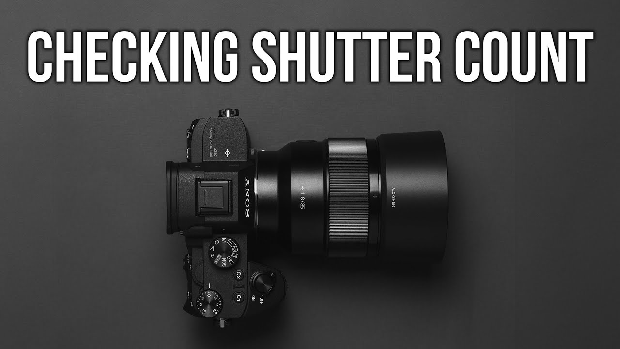Checking Sony a7iii Shutter Count (Easy)