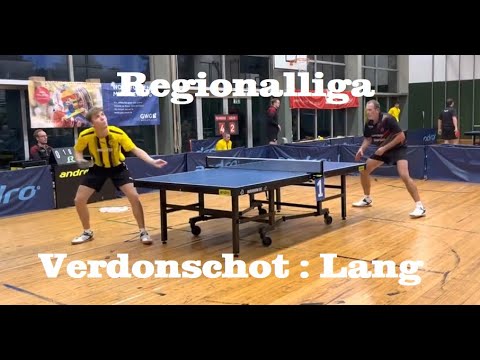 Regionalliga West | W.Verdonschot(2149TTR) : J.Lang(2184TTR) Chef von MyTischtennis
