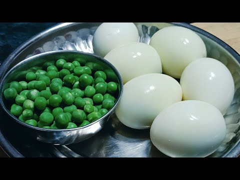 अंडा आणि वाटाणा तोच टेस्ट खावून कंटाळा असाल तर वापरा ही पद्धत/Egg,vatana recipe @belazkitchen3672