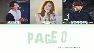 ( SUB INDO ) TAEYEON (태연) X MELOMANCE (멜로망스) - &#39;Page 0&#39; LYRICS [HAN|ROM|INDO COLOR CODED] 가사
