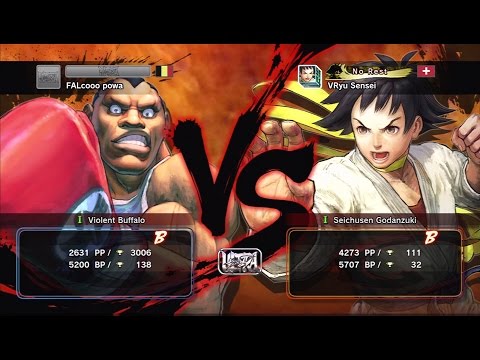 FALcooo powa [Balrog] vs Vryu Sensei [Makoto] USF4
