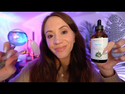1 Hour Of All The ASMR Personal Attention 💕 (skincare, makeup, measuring, hairplay)