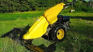 preview picture of video 'MULTIFUNCTIONAL WALKING TRACTOR WITH SCYTHE MOWER SICKLE BAR IMPLEMENT'