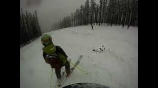 preview picture of video 'Snowboarding | Lookout Ski Resort | 2014'