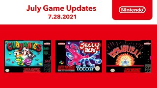 Nintendo Super NES - July 2021 Game Updates - Nintendo Switch Online anuncio