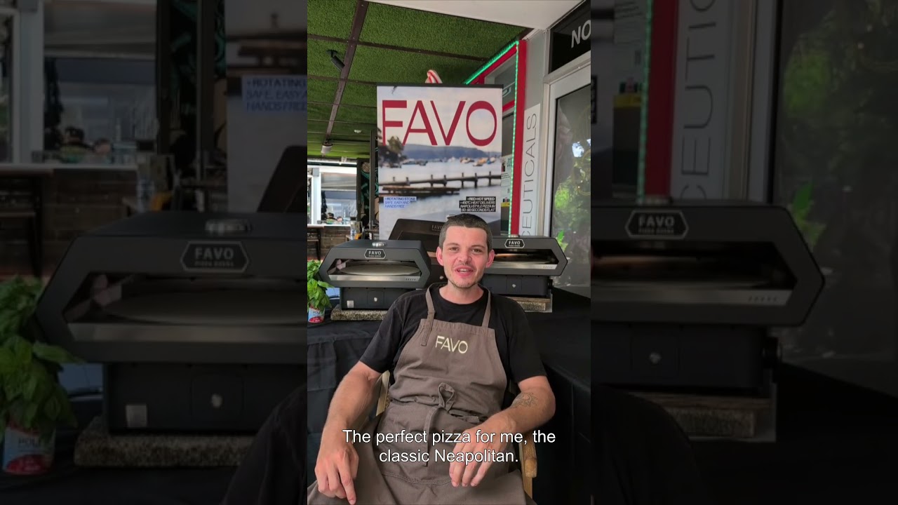 Coco describes his favourite style of pizza to cook in the FAVO oven