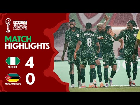 HIGHLIGHTS | Nigeria 🆚 Mozambique | #TotalEnergiesAFCON2025 - Round of 16