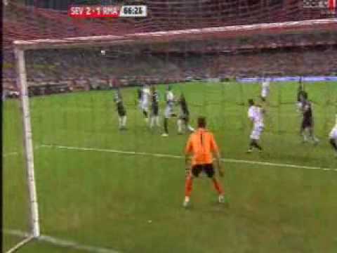 Sevilla 2 vs 1 Real M. 04.10.09 "La Liga" Renato!