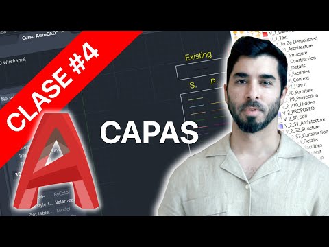CAPAS en AUTOCAD ✍ 【#Clase  4 Curso AutoCAD para Principiantes】