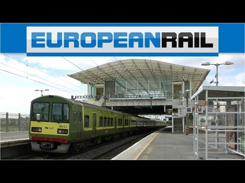 Iarnród Éireann Irish Rail DART 8510 EMU 8511 + 8513 calls at Clongriffin Station
