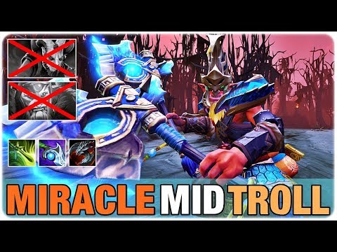 MIRACLE Troll Warlord MID vs Riki Spammer | Dota 2 Pro Full Gameplay