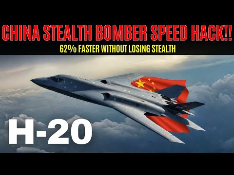 China Claims Its Secret Stealth Bomber Can Fly 62% Faster!