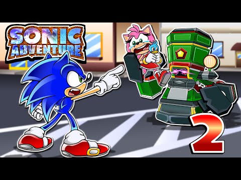 😱 SAVE AMY!! - Sonic & Amy PLAY Sonic Adventure : Sonic's Story PART 2!!