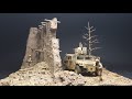 US infantry Afghan house ruins 1/35 scale diorama diy