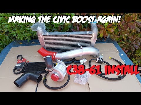 Rotrex C38-61Install & Overview - 435bhp Rotrex Honda Civic EP3 Type R K20