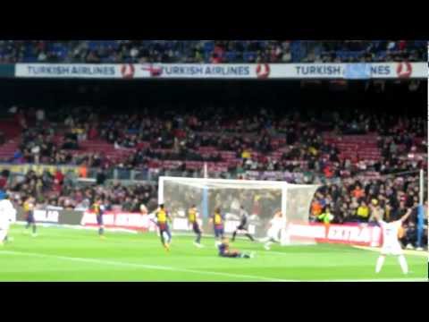 Camacho empata in extremis en el 89'(Barça 2-Málaga 2 Cuartos CopaRey) + Celebración Trabuqueño