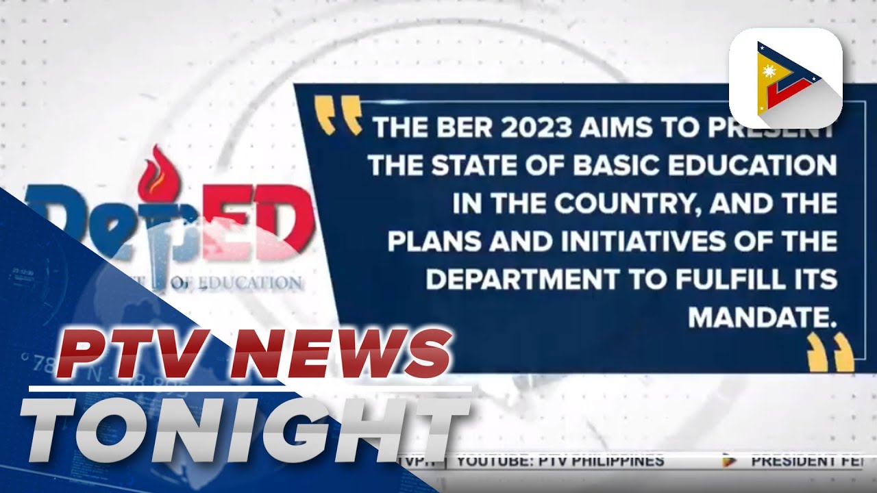 DepEd to conduct basic education report in January