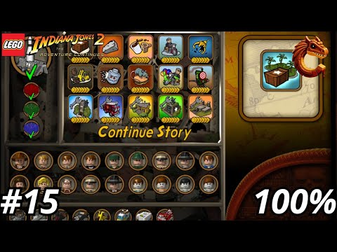 LEGO Indiana Jones 2 100% Walkthrough Part 15 Kingdom of the Crystal Skull 1 All Bonus Levels
