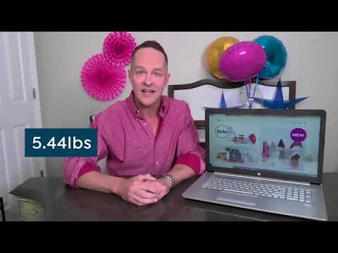 HP 17.3" Touch Intel 8GB RAM 512GB SSD Laptop w/Tech Sup...