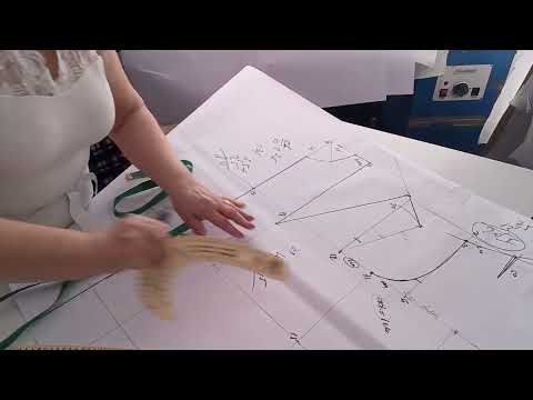 Executarea tiparului de baza a bluzei clasice partea 2a lectia  nr 57