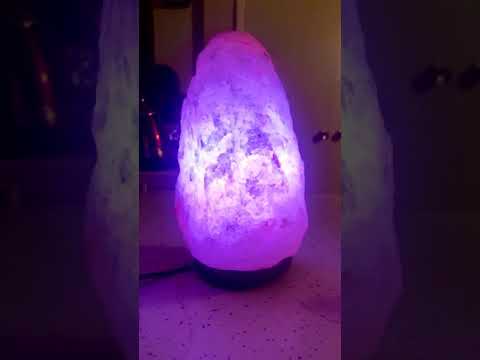 🌈 Rainbow Color Changing Himalayan Salt Lamp with Remote