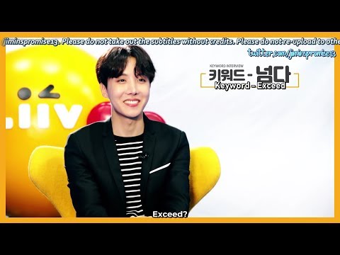 [ENG SUB/1080P] 190418 Liiv x BTS - J-hope's Keyword Interview