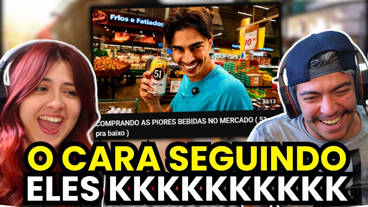 BISTECONE COMPRANDO AS PIORES BEBIDAS NO MERCADO ( 51 pra baixo ) | react