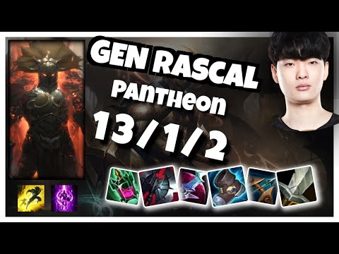 Pantheon vs Shen GEN Rascal TOP (13/1/2) - v10.25