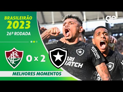 Gols e lances de Fluminense x Botafogo