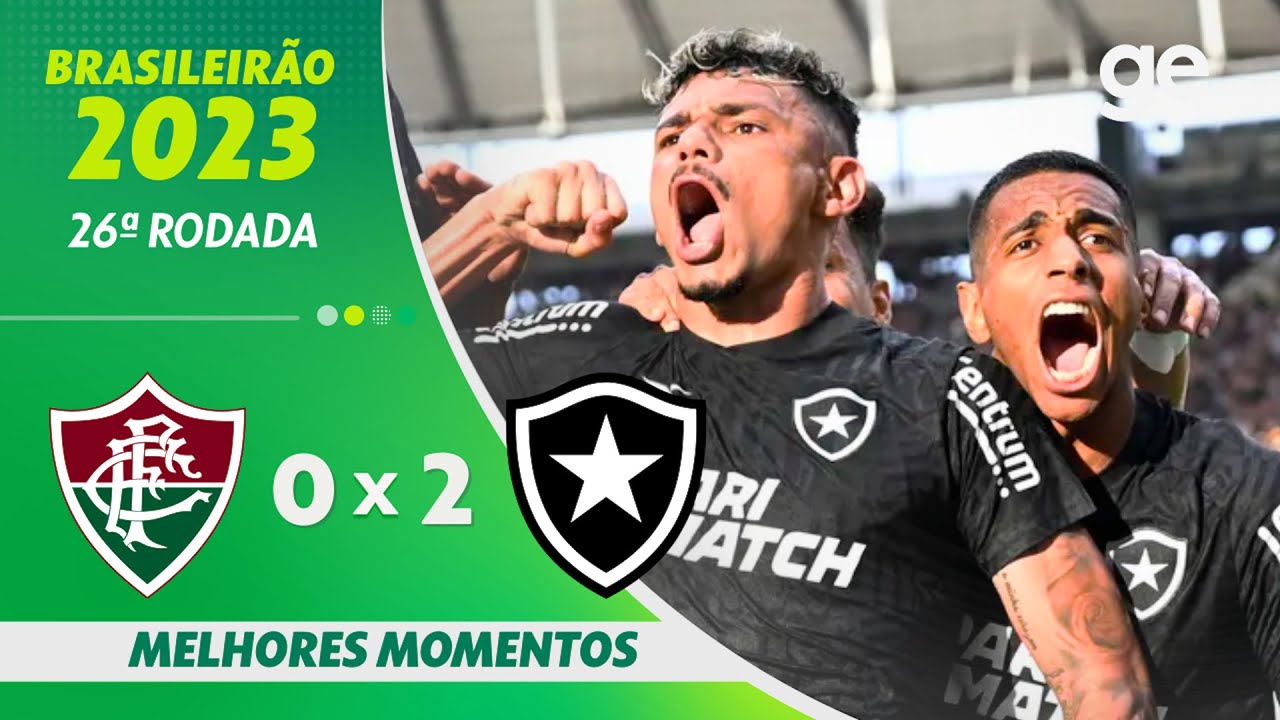 VÍDEO | Gols e melhores momentos da grande vitória do Botafogo sobre o Fluminense no Maracanã
