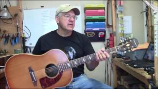 Video thumbnail for 1960's Epiphone Texan by Kimsey Lutherie